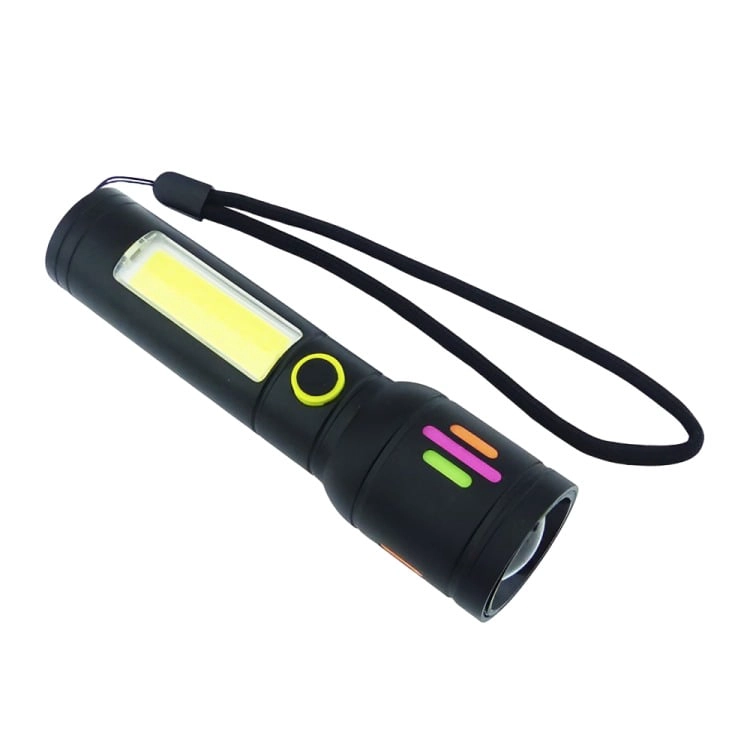 LINTERNA LED TACTICA RECARGABLE BALIZA NEGRO - 3