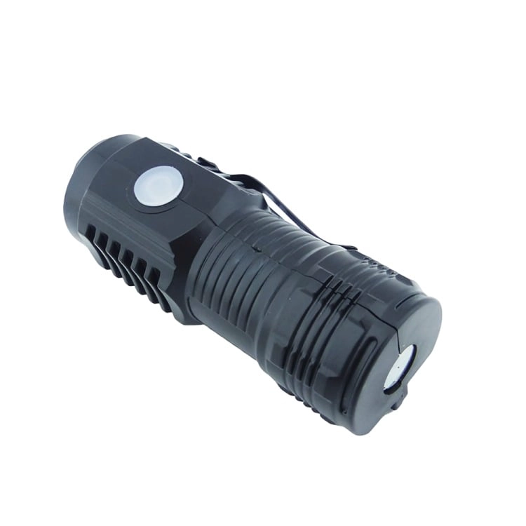 LINTERNA 3 LED MINI TACTICA LUZ BLANCA RECARGABLE - 1