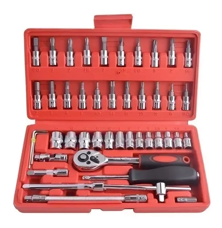 CAJA SET DE DADOS PARA AUTOS Y MOTOS 46 PCS - 2