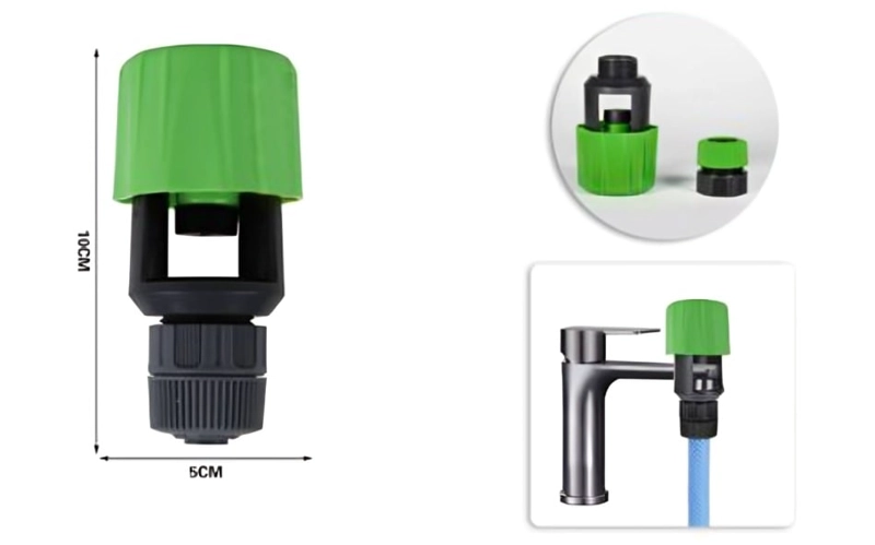 PACK  2  CONECTOR RAPIDO ACOPLES MANGUERA MACHO/HEMBRA HY3576 - 2
