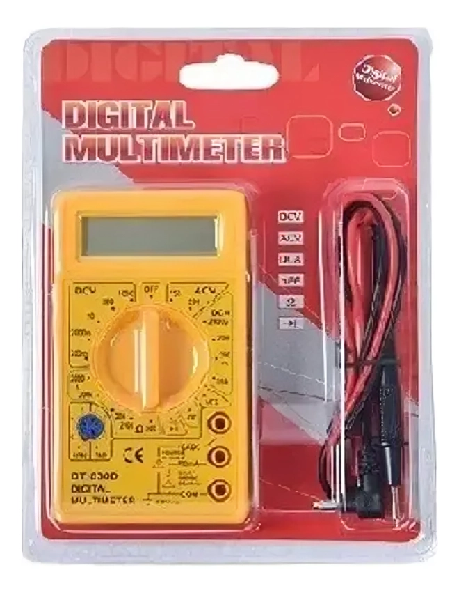 TESTER MULTIMETRO DIGITAL MULTITESTER PORTATIL - 1