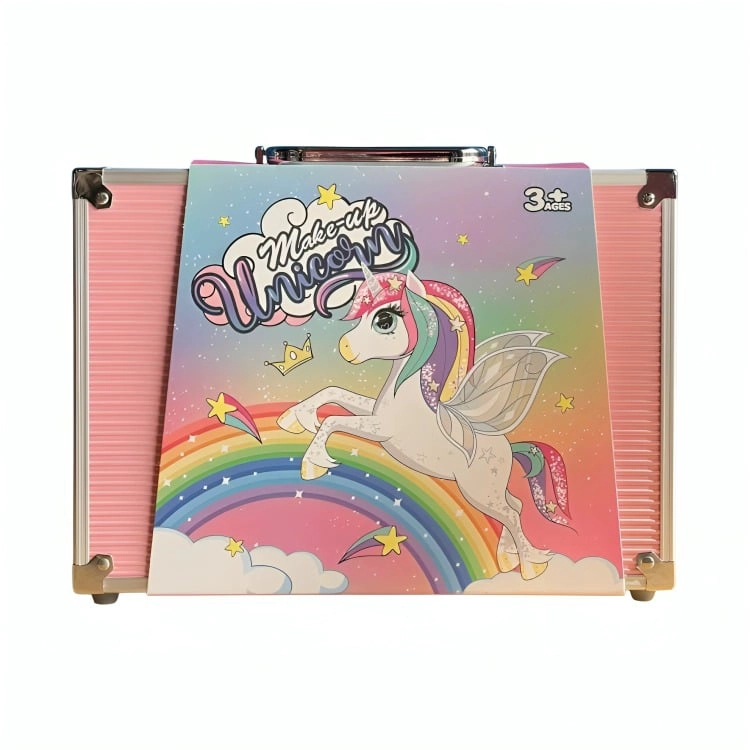KIT DE MAQUILLAJE INFANTIL DE UNICORNIO EN MALETA - 2