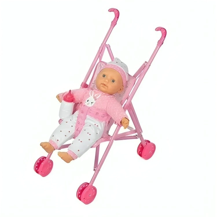 COCHE PARA MUÑECA CON ACCESORIOS - 1