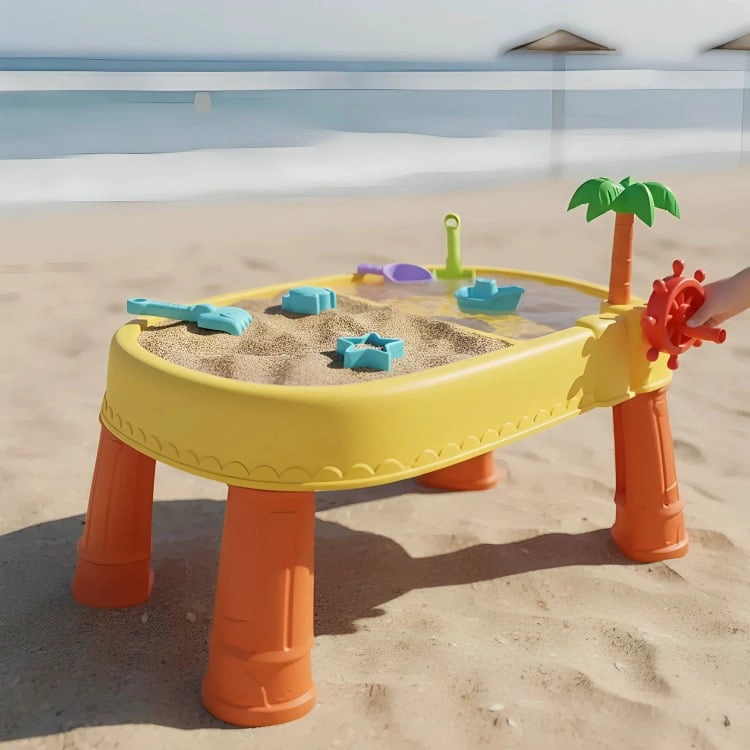 MESA DE JUEGOS DE PLAYA INFANTIL CON ACCESORIOS - 1