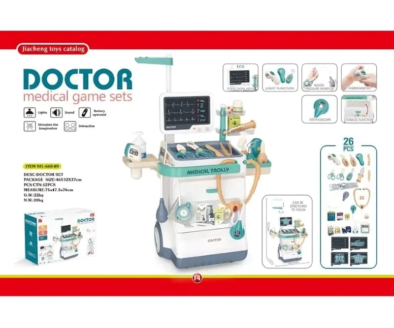 SET DE DOCTOR 26 PIEZAS INTERACTIVO - 2