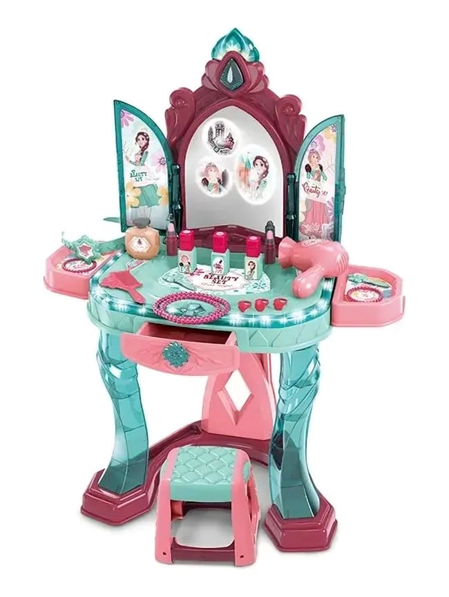 TOCADOR INFANTIL CON ACCESORIOS DE PRINCESA - 4