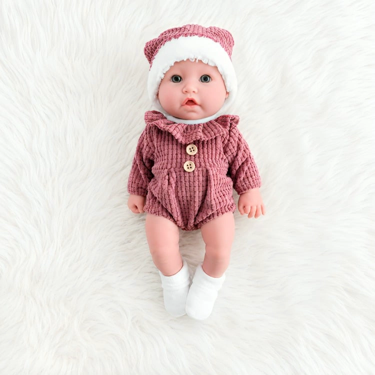 MUÑECA BEBE 30CM CON ACCESORIOS ROSADA - 3