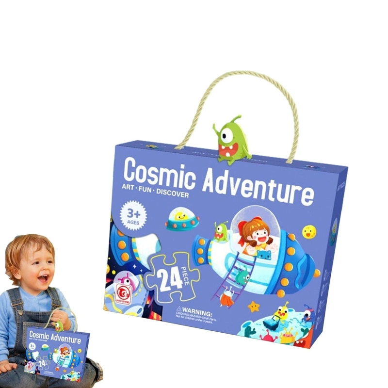 PACK X3 AVENTURA COSMICA – ROMPECABEZAS DE 24PCS - 3