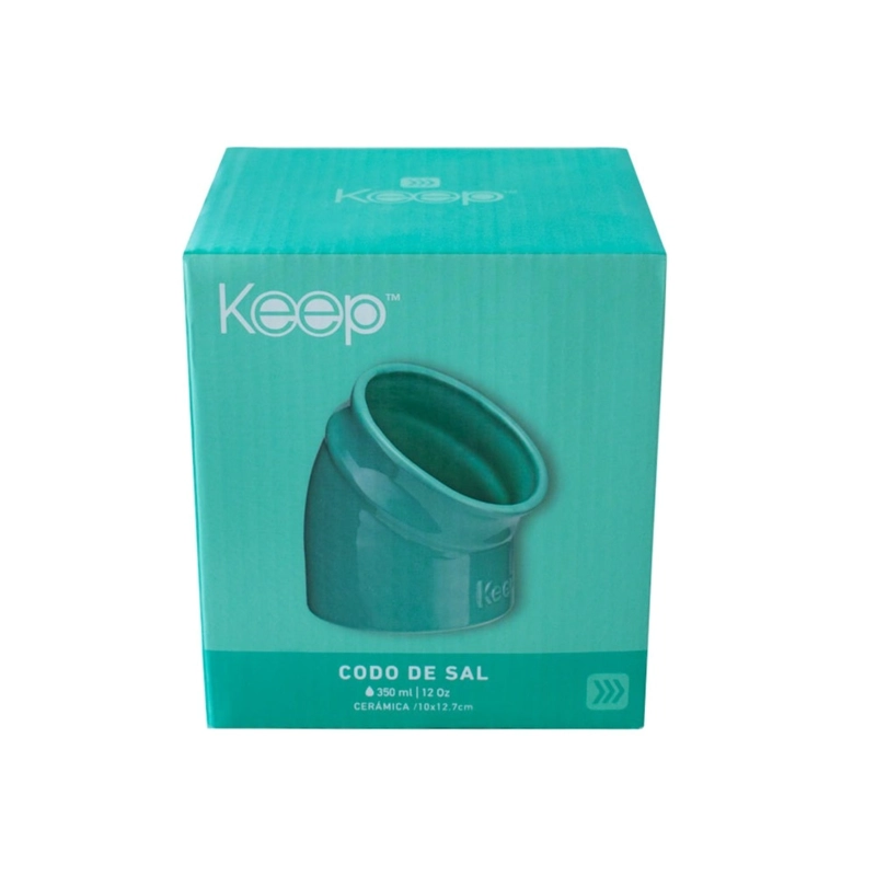 CODO CONTENEDOR  SAL KEEP VERDE - 1