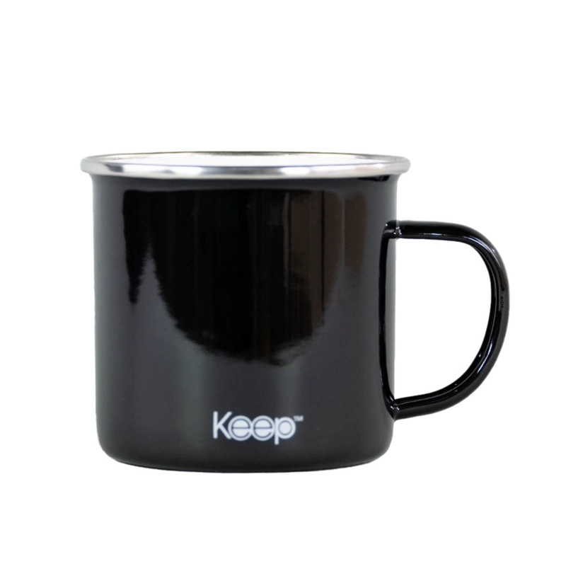 MUG METALICO 16OZ KEEP NEGRO - 1