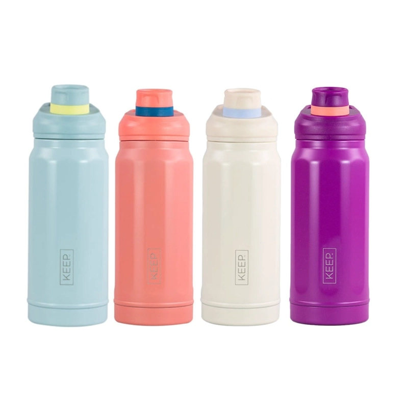 BOTELLA INSULADA STRAP 650ML FLASK KEEP CELESTE - 2