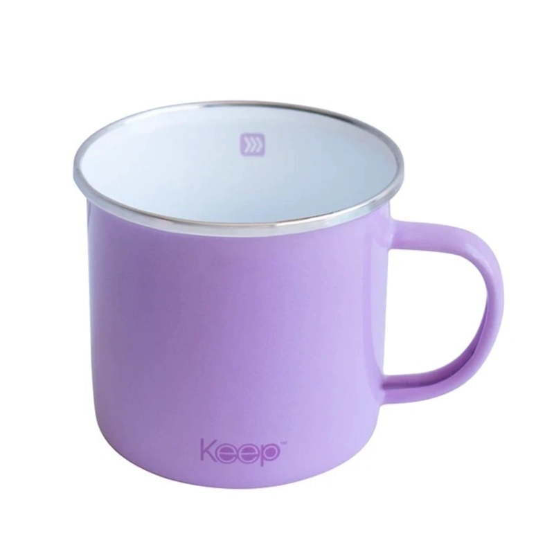MUG METALICO 16OZ KEEP MORADO - 1