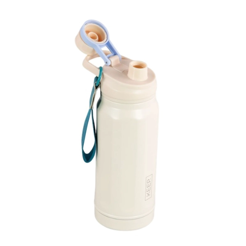BOTELLA INSULADA STRAP 650ML FLASK KEEP BLANCO - 3