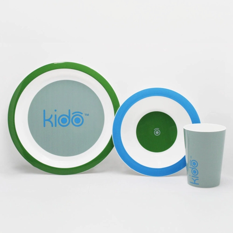 SET DESAYUNO 3 PCS KIDO GRIS - 1