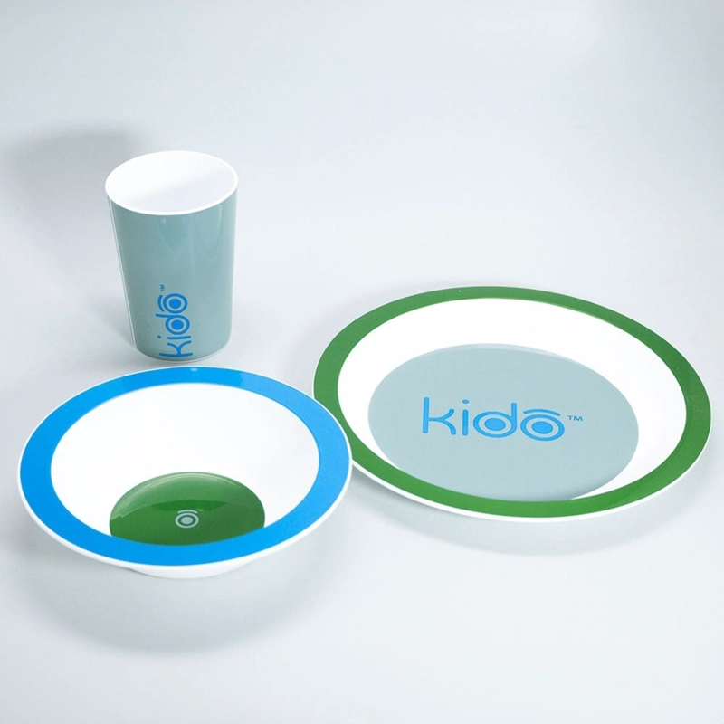SET DESAYUNO 3 PCS KIDO GRIS - 2