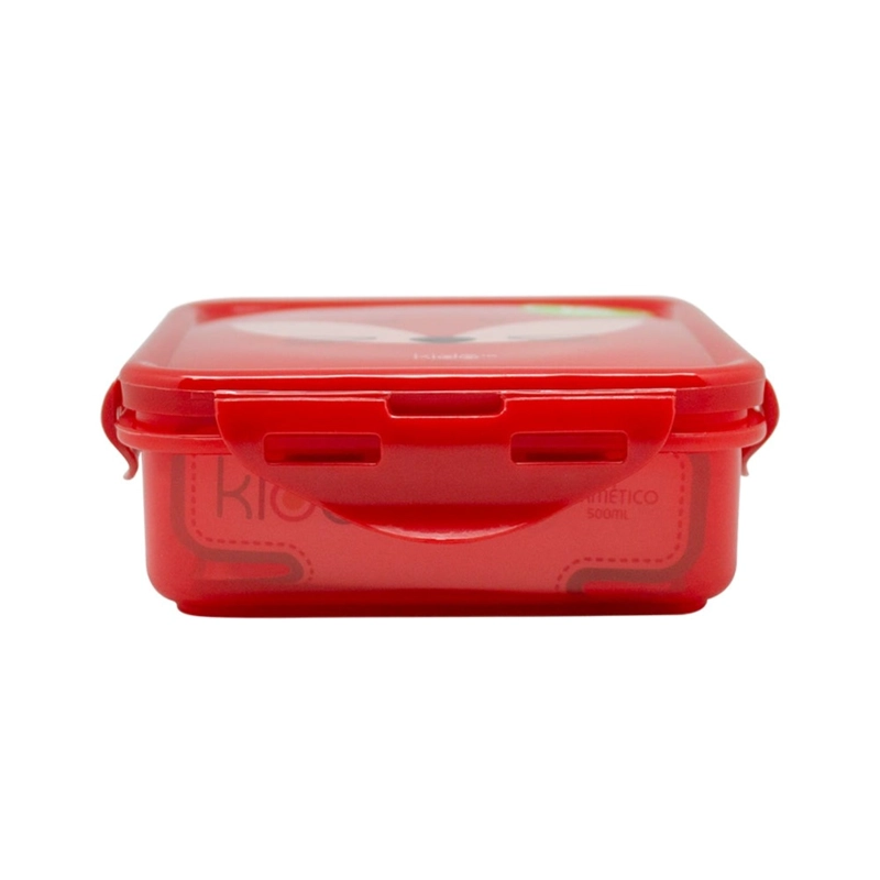 HERMETICO 500ML KIDO ANIMALS ROJO - 2