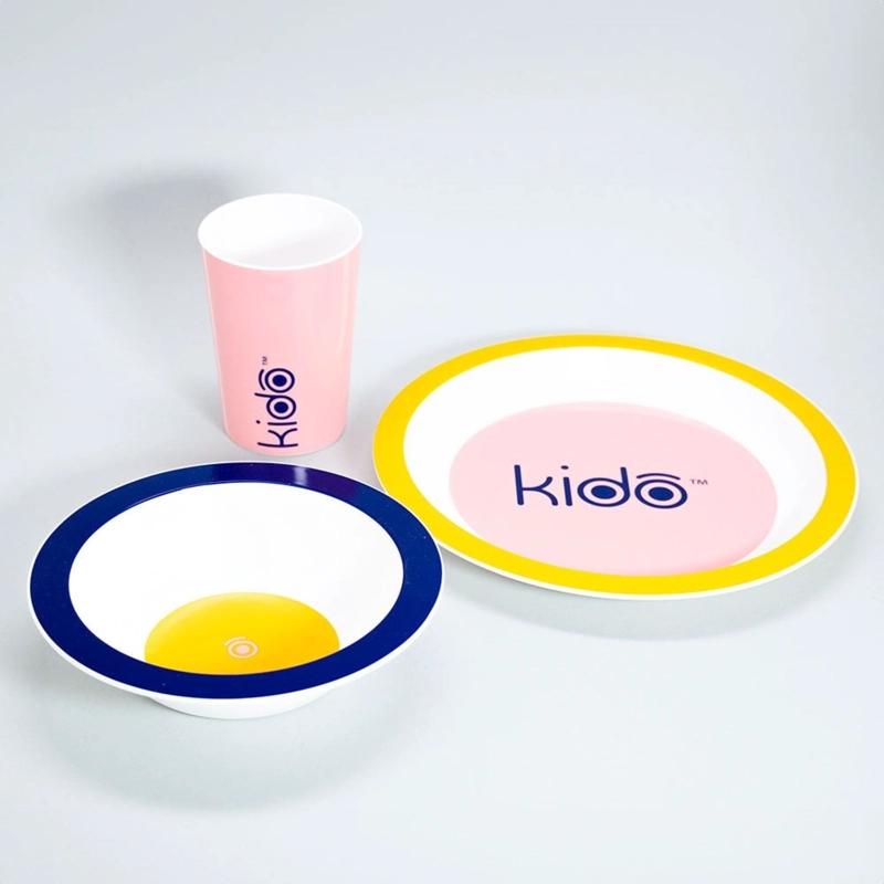 SET DESAYUNO 3 PCS KIDO ROSADO - 3