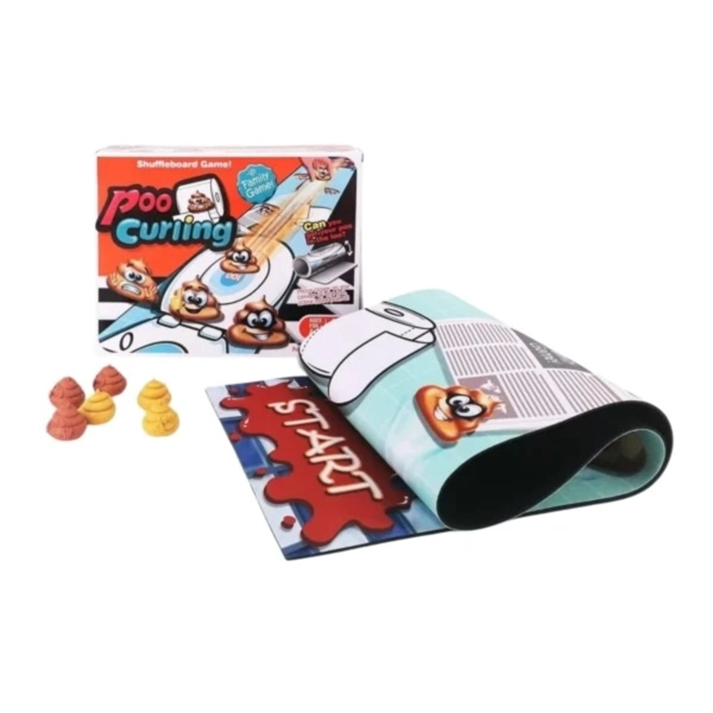 CURLING POO JUEGO DE MESA 4 AÑOS + - 1