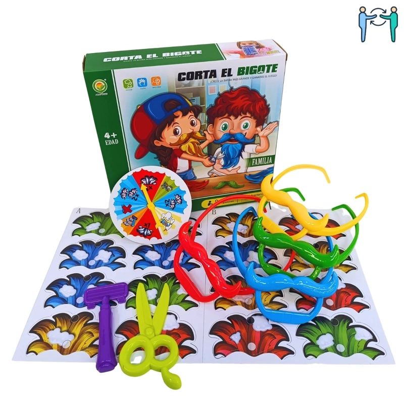 CORTA EL BIGOTE JUEGO DE MESA PARA NIÑOS 4+ - 7