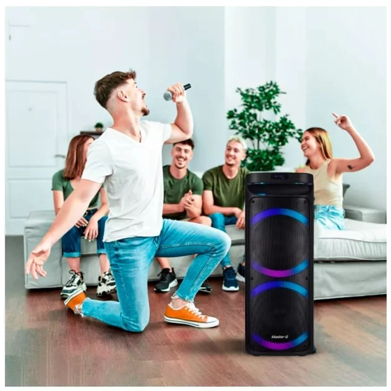 PARLANTE MASTER G KARAOKE BLUETOOTH 8 X2 60W - 3