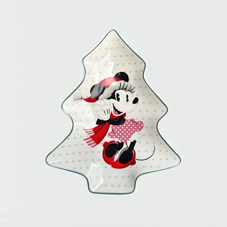 PLATO APERITIVO MEDIANO NAVIDAD DISNEY CLASSIC 21,5 X 17,5 CMS - 1