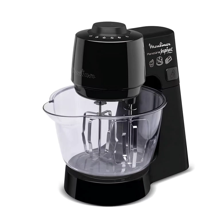 BATIDORA DE PIE MOULINEX PLANETARIA INSPIRART NEGRA 3.2 LITROS - 1