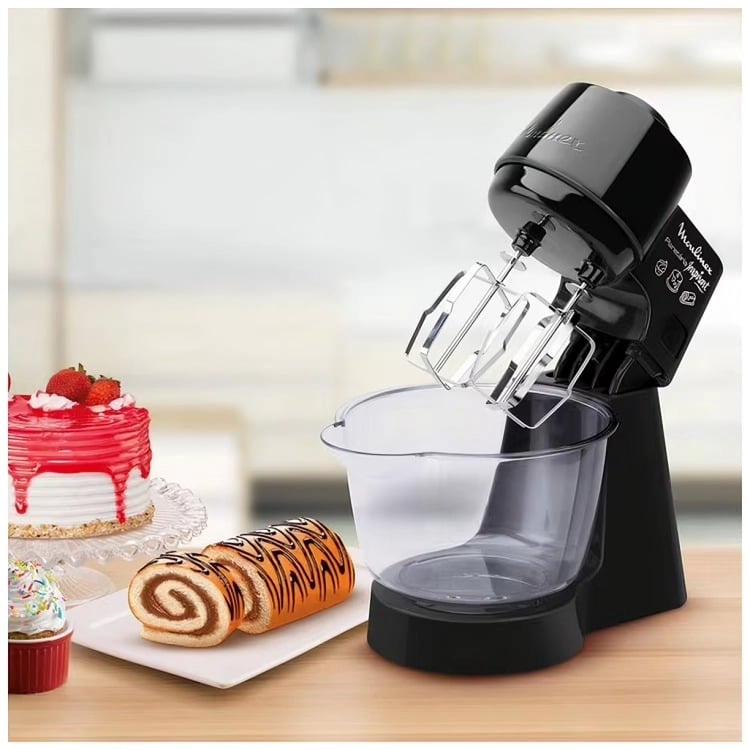 BATIDORA DE PIE MOULINEX PLANETARIA INSPIRART NEGRA 3.2 LITROS - 3