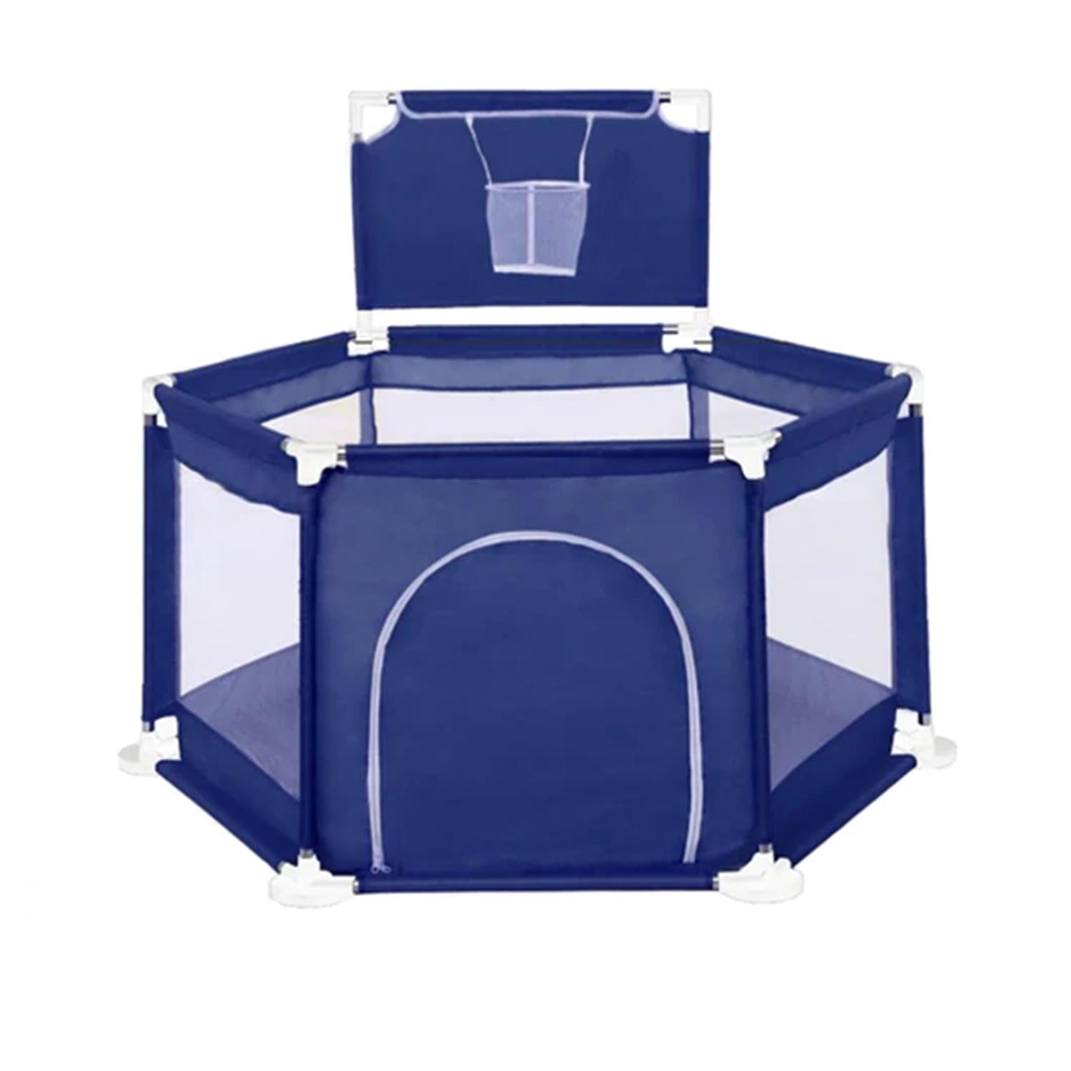 PISCINA DECO KIDS CORRAL INFANTIL BEBÉ ESTIMULACIÓN PELOTAS AZUL - 1