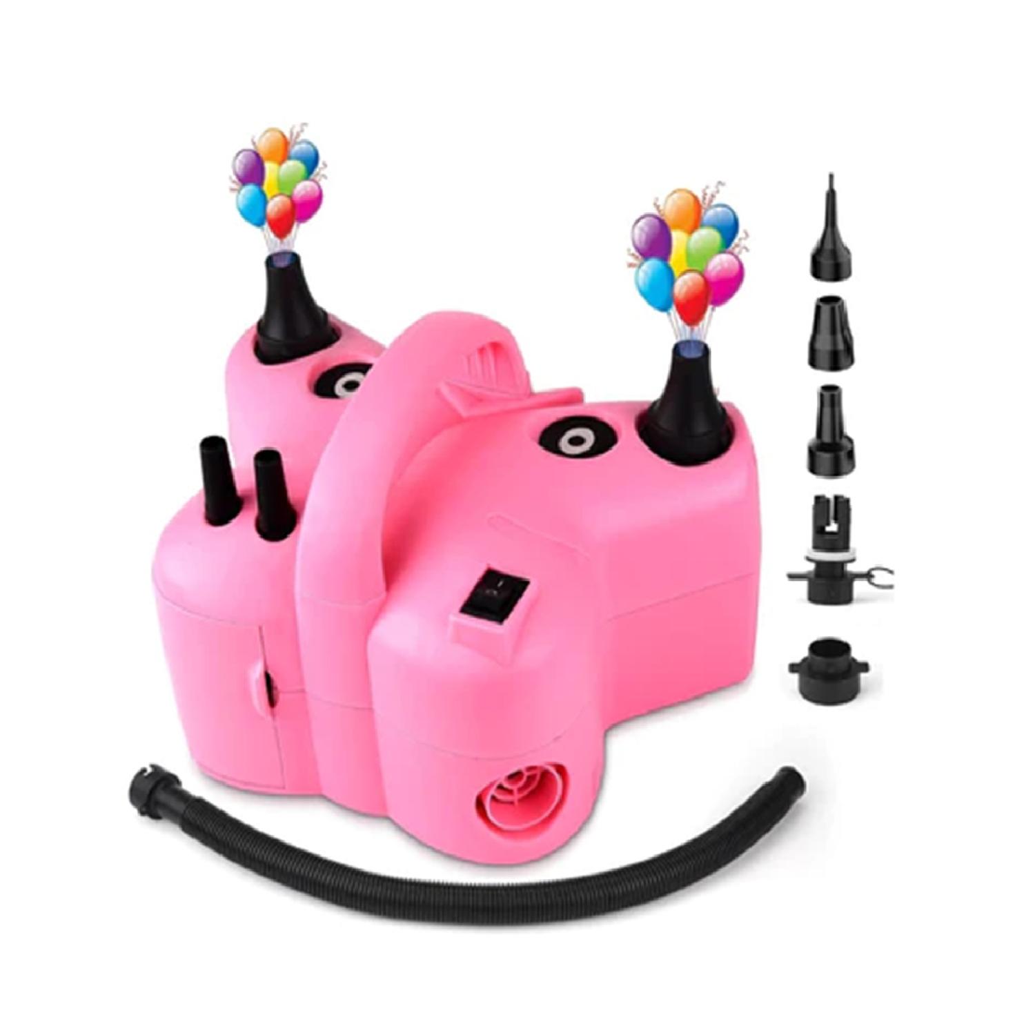 INFLADOR COMPRESOR GLOBOS DECO KIDS 4 PUERTOS INFLABLES ELÉCTRICO - 1