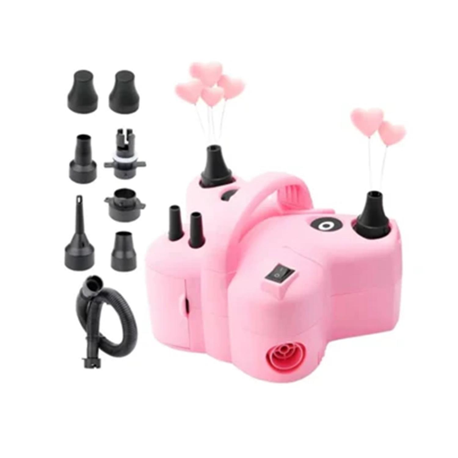 INFLADOR COMPRESOR GLOBOS DECO KIDS 4 PUERTOS INFLABLES ELÉCTRICO - 2