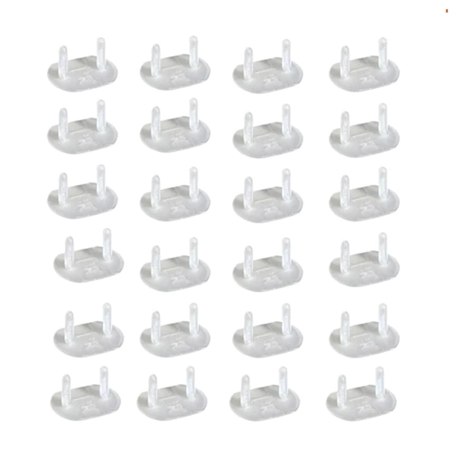 SET DECO KIDS CUBRE ENCHUFE BLANCO SEGURIDAD BEBES Y NIÑOS X24 - 1