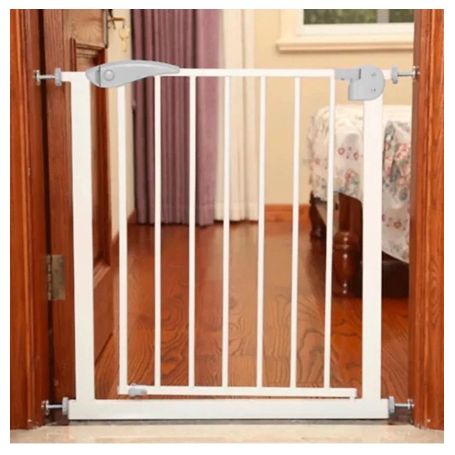 REJA AJUSTABLE DECO KIDS BLANCO CUIDADO SEGURIDAD BEBES 75-85X79X4 CM - 4