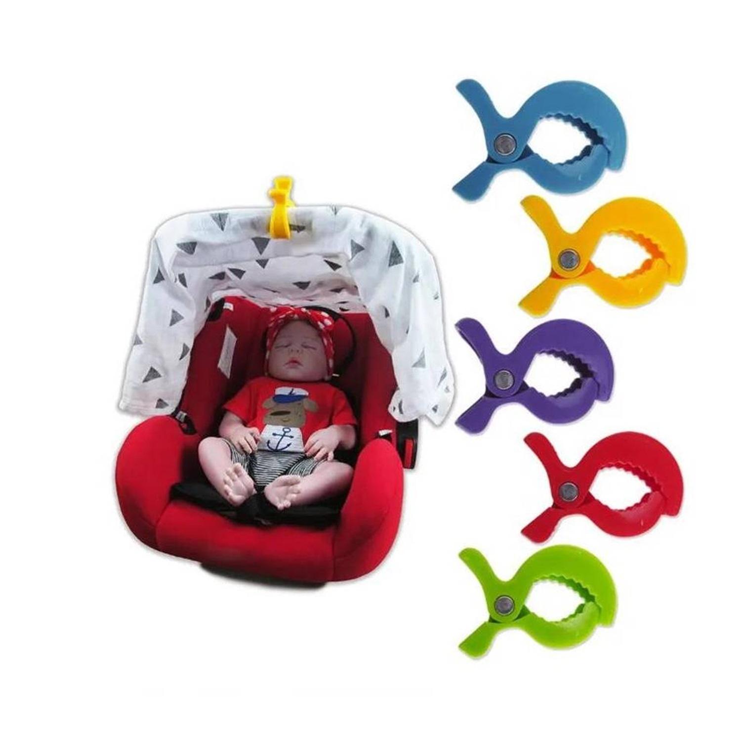 PACK 4 PINZAS PARA COCHE SUJETA TODO NEGRO - 4