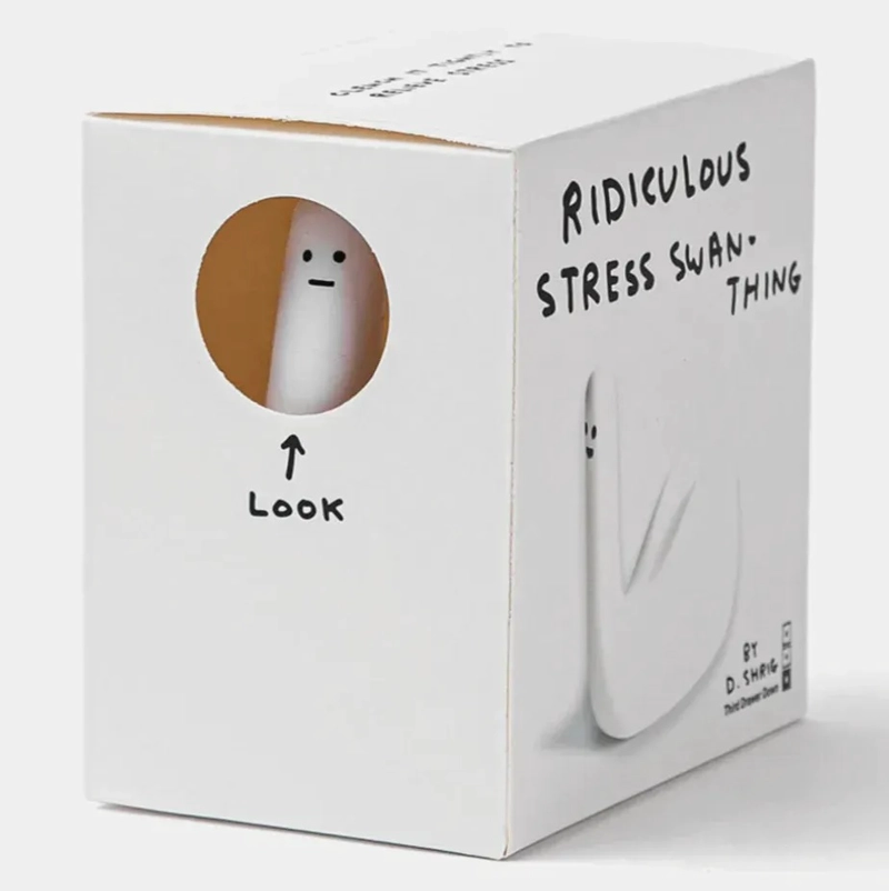 JUGUETE ANTIESTRE S SQUISHY DAVID SHRIGLEY SWAN THING - 2