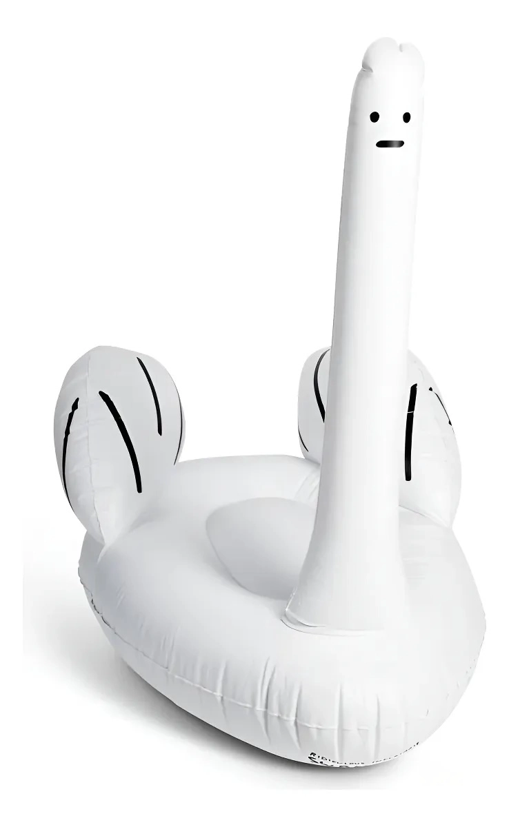 FLOTADOR INFLABLE PISCINA SWAN THING DAVID SHRIGLEY - 1