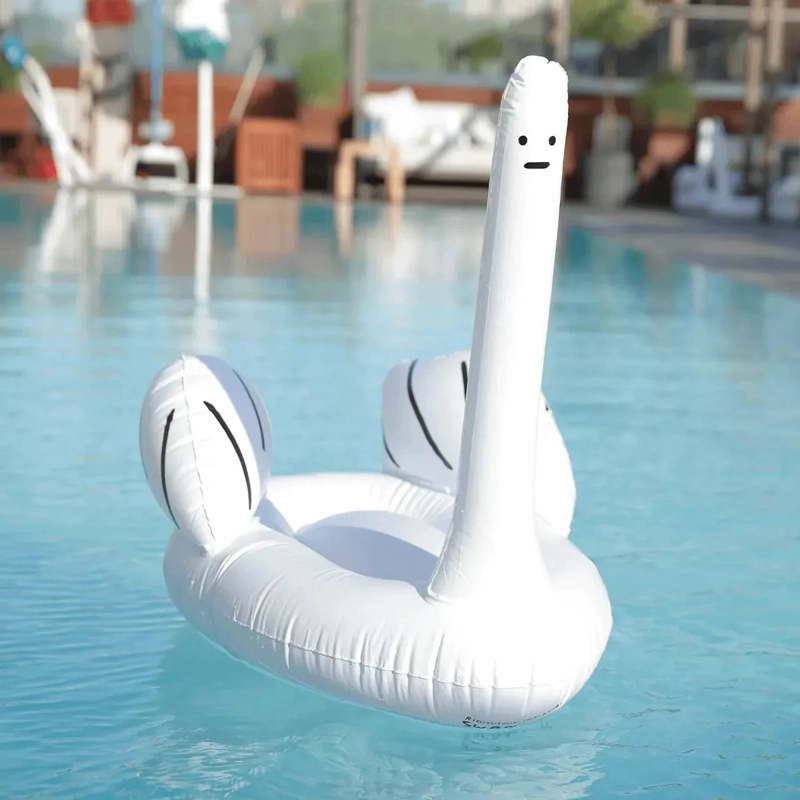 FLOTADOR INFLABLE PISCINA SWAN THING DAVID SHRIGLEY - 3