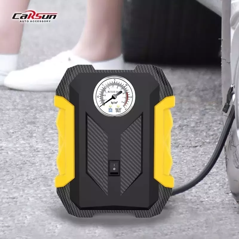 INFLADOR COMPRESOR PORTÁTIL 12V NEUMÁTICO FACIL TRASLADO - 3