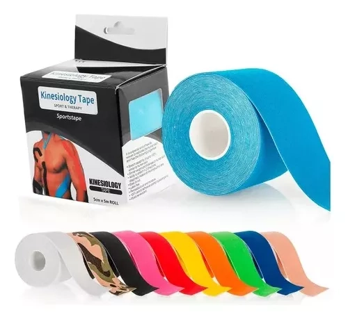 CINTA KINESIOTAPE KINESIOLOGIA VENDA ELASTICA NEUROMUSCULAR - 2