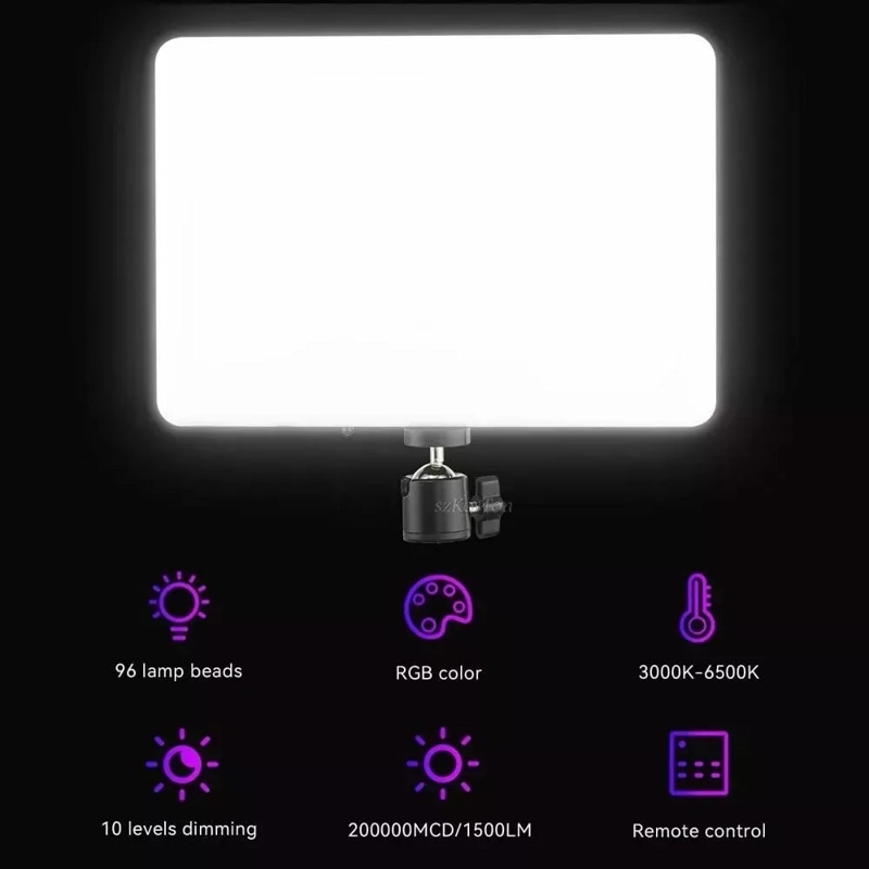PANEL FOTOGRAFIA VIDEO LED ESTUDIO LUZ DE RELLENO PL-26 - 5