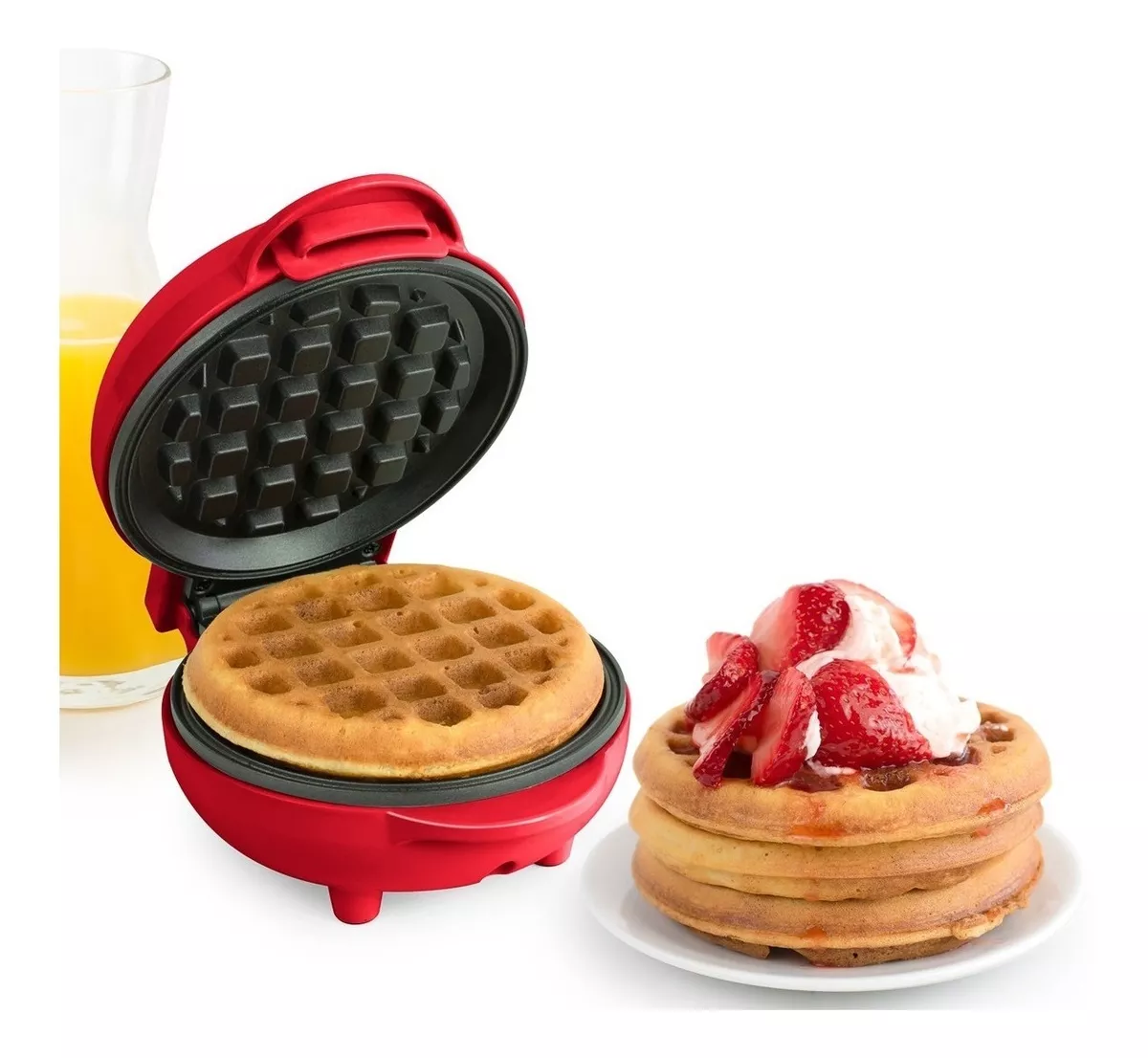 WAFLERA MINI MÁQUINA WAFFLES REPOSTERIA MINI WAFLER
