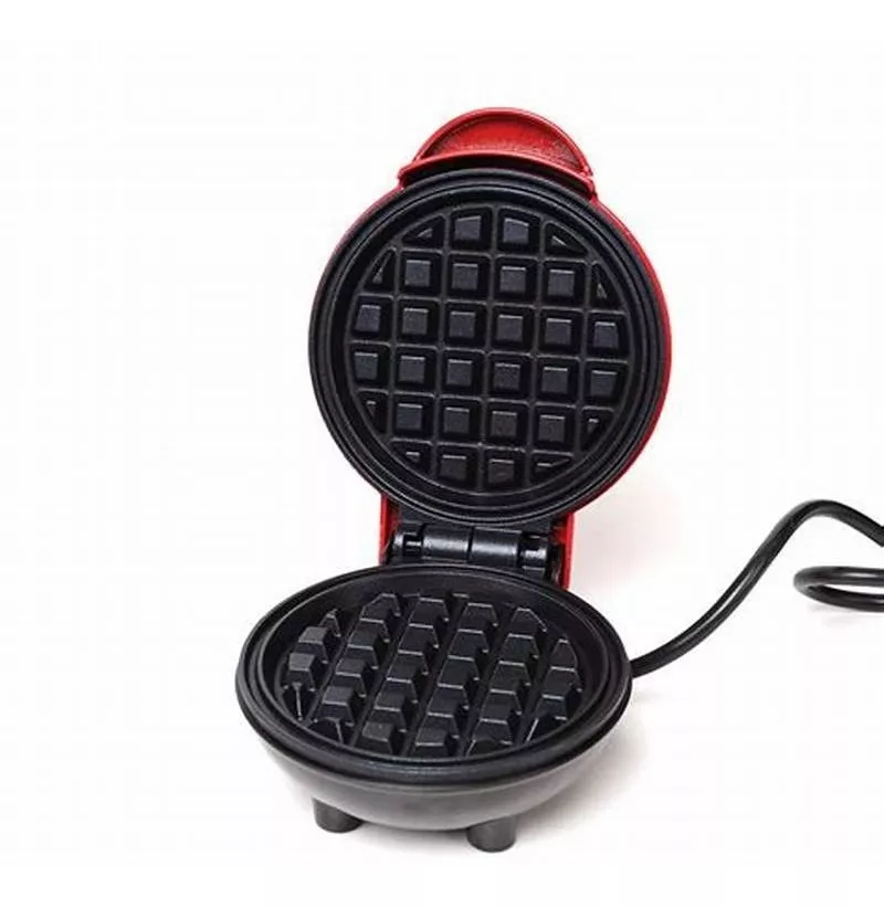 WAFLERA MINI MÁQUINA WAFFLES REPOSTERIA MINI WAFLER - 5
