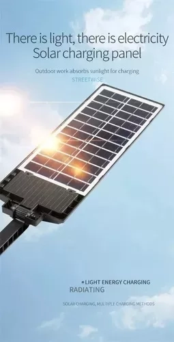 LÁMPARA SOLAR FOCO 200 W ALTA POTENCIA CON SENSOR CONTROL - 5