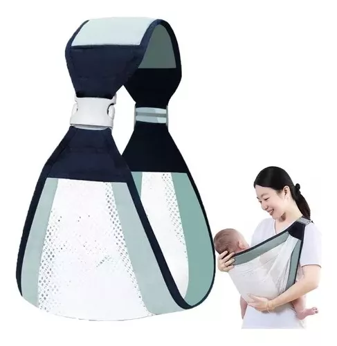 PORTABEBÉ FULAR CANGURO ERGONÓMICO. NEGRO - 1