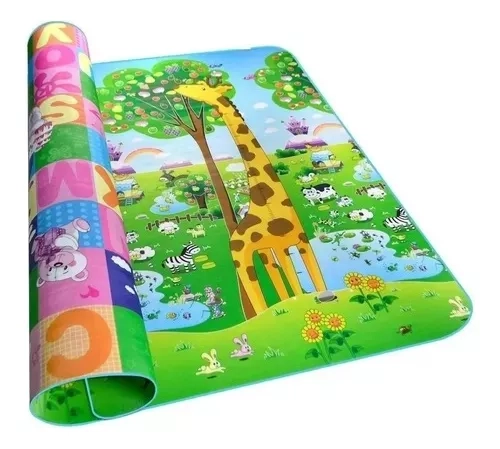 ALFOMBRA ANTIGOLPES CUBRE PISO NIÑO BEBE 1.80X1.20 MTS - 1