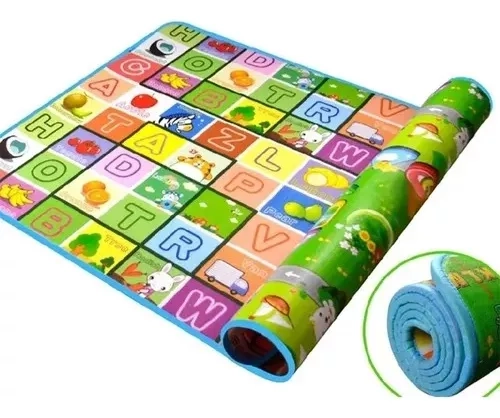 ALFOMBRA ANTIGOLPES CUBRE PISO NIÑO BEBE 1.80X1.20 MTS - 3
