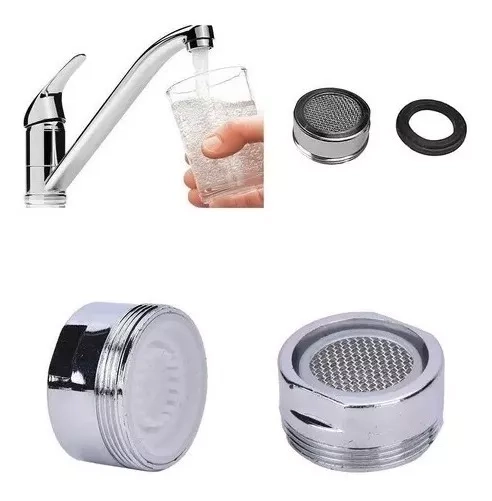 2 ROSCAS BOQUILLAS GOMAS LLAVES GRIFOS COCINA BAÑO FILTRO - 1