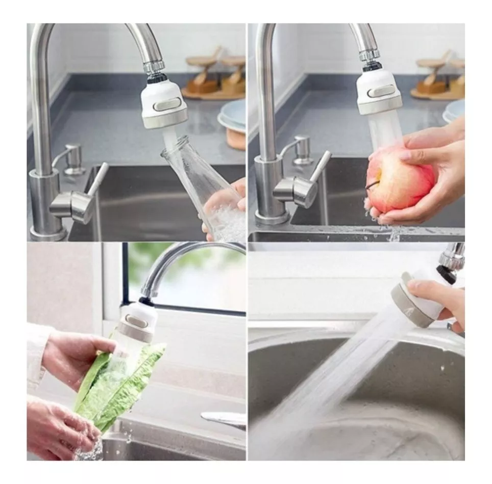 GRIFO CABEZAL LAVAPLATOS GIRATORIO REGULA AHORRO AGUA 360º - 5