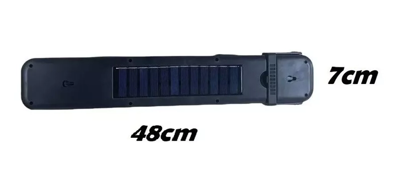 LÁMPARA SOLAR FOCO LUZ EMERGENCIA RECARGABLE 48 LED - 2