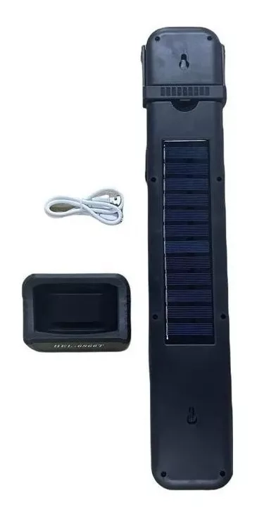 LÁMPARA SOLAR FOCO LUZ EMERGENCIA RECARGABLE 48 LED - 3
