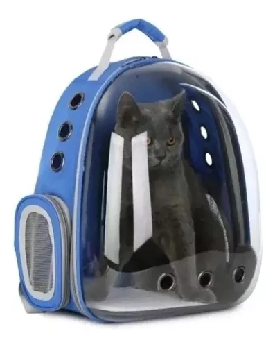 MOCHILA TRANSPORTADORA PERROS GATOS - 2